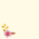 Felicitatiekaart huwelijk herfstbloemen 2