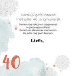 Felicitatiekaart huwelijksjubileum Zeeuws echtpaar 3
