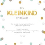 Felicitatiekaart kleinkind op komst - opa & oma 3