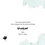 Felicitatiekaart kleinkind 'opa & oma' 3
