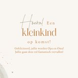 Felicitatiekaart kleinkind opa oma baby geboren regenboog 3