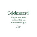 Felicitatiekaart kleurrijke bloemen van harte algemeen 3