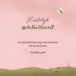Felicitatiekaart met bloemen gieter en bloemzaadjes 3