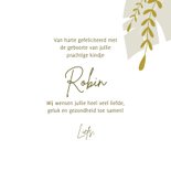 Felicitatiekaart met vosje voor een baby 3