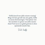Felicitatiekaart Nieuwe Woning Op de scooter 3