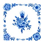 Felicitatiekaart nieuwe woning thuis delfts blauw tegeltje 2