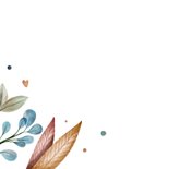 Felicitatiekaart nieuwe woning waterverf planten 2