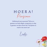 Felicitatiekaart pensioen klaprozen 3