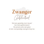 Felicitatiekaart regenboogje hartjes zwanger gefeliciteerd 3