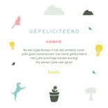 Felicitatiekaart samenwonen hond kat plant lampje 3