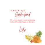 Felicitatiekaart tropische cocktail 3