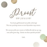 Felicitatiekaart verloofd confetti feestelijk algemeen 3