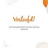 Felicitatiekaart yes jullie zijn verloofd 3