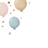Felicitatiekaart zwanger met ballonnen en confetti 2
