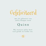 Felicitatiekaartje geboorte draakje sterren baby jongen  3