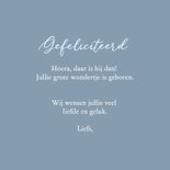 Felicitatiekaartje geboorte jongen olifantje 3