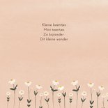 Felicitatiekaartje geboorte meisje madelief 2