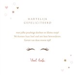 Felicitatiekaartje geboorte meisje unicorn 3