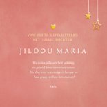 Felicitatiekaartje geboorte meisjessilhouet op maan 3