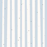 Felicitatiekaartje hallo baby blauw gestreept hartjes 2