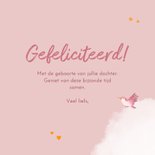 Felicitatiekaartje meisje met dieren en papieren vliegtuigje 3