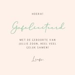 Felicitatiekaartje met een koala in groene auto 3