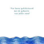 Felicitatiekaartje met walvis en jongetje 2