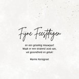 Foto kerstkaart 2026 gouden kerstbal sterren 3