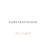 Foto kerstkaart ster goud zwart 2026 hip 3