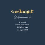 Fotocollage geslaagd super trots goud 3