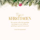 Fotocollage kerst hulst kerstballen goudlook 3