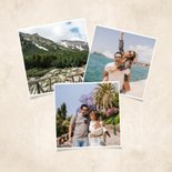 Fotocollage vakantiekaart beige structuur algemeen Bulgarije 2