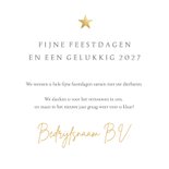 Fotocollage zakelijke kerstkaart met 4 foto's en ster 3