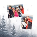 Fotokaart groetjes Oostenrijk bergen wintersport vakantie 2