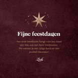 Fotokaart kerststerren foto kissmas liefde feestdagen rood 3