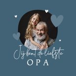 Fotokaart vaderdag opa hartjes liefste opa fijne vaderdag 2