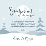 Fotokaart vakantie wintersport winter bergen sneeuw 3