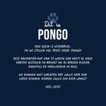 Fotokaart welkom hond puppy aankondiging 3