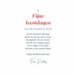 Fotokaart winter thema foto sterren sneeuw takjes 3