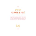 Fotokaart zomergroetjes 2 foto's tropisch patroontje 3