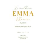 Geboorte meisje bloesem met sinaasappel  3