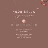 Geboorte meisje bosdieren stijlvol vosje in hangmat in boom 3