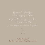 Geboortekaart broer met bakfiets 2