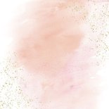 Geboortekaart illustratie zwaantjes waterverf meisje Achterkant