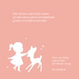 Geboortekaartje Bambi Silhouet 2