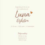 Geboortekaartje dochter papieren bootje leeuw en olifant 3