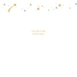 Geboortekaartje foto maan sterren jongen 2