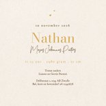 Geboortekaartje herfst mozesmand eekhoorn lief christelijk 3