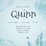 Geboortekaartje hip lief dieren orka zee oceaan  3