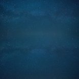 Geboortekaartje jongen Maan met silhouet van 3 kinderen  Achterkant